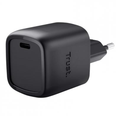 Cargador de Pared GaN Trust Maxo 30W/ 1xUSB Tipo-C/ 30W