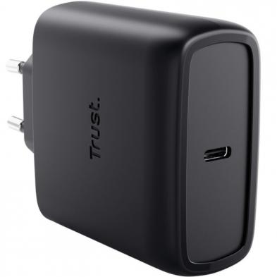 Cargador de Pared GaN Trust Maxo 65W/ 1xUSB Tipo-C/ Incluye Cable USB Tipo-C/ 65W