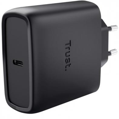 Cargador de Pared GaN Trust Maxo 65W/ 1xUSB Tipo-C/ Incluye Cable USB Tipo-C/ 65W