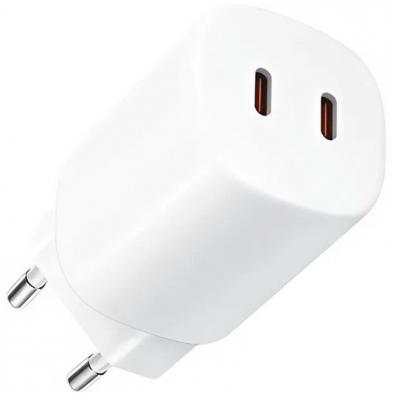 Cargador de Pared Xiaomi 45W Nano Turbo Charging Power Adapter/ 2xUSB Tipo-C/ 45W
