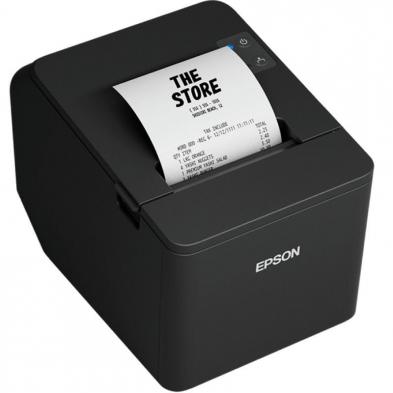 Impresora de Tickets Epson TM-T20IV/ Ancho papel 80mm/ USB-RS232/ Negra