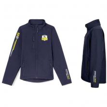 Chaqueta Team Depau para Hombre/ Talla L/ Tejido Soft Shell repelente al agua/ Forro Interior de Tejido Polar