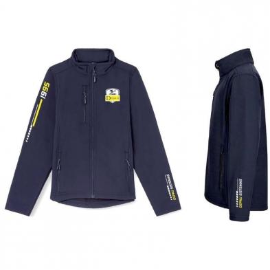 Chaqueta Team Depau para Hombre/ Talla M/ Tejido Soft Shell repelente al agua/ Forro Interior de Tejido Polar
