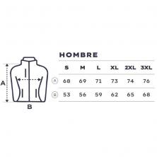 Chaqueta Team Depau para Hombre/ Talla XL/ Tejido Soft Shell repelente al agua/ Forro Interior de Tejido Polar