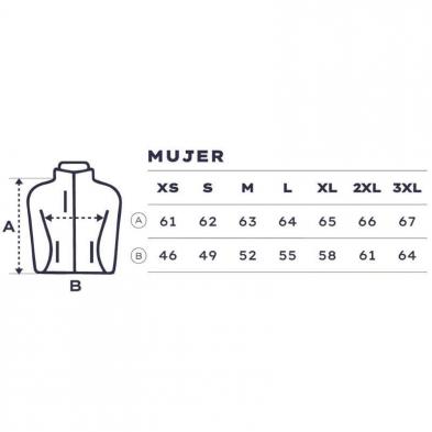 Chaqueta Team Depau para Mujer/ Talla XL/ Tejido Soft Shell repelente al agua/ Forro Interior de Tejido Polar