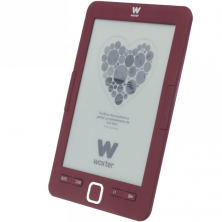 Libro Electrónico Ebook Woxter Scriba 195/ 6'/ Tinta Electrónica/ Rojo