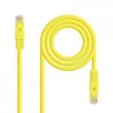 Cable de Red RJ45 UTP Nanocable 10.20.1800-L25-Y Cat.6A/ LSZH/ 25cm/ Amarillo
