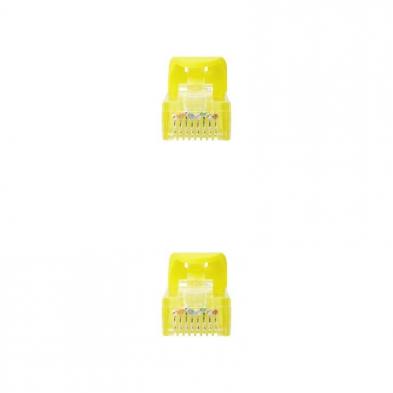 Cable de Red RJ45 UTP Nanocable 10.20.1800-L25-Y Cat.6A/ LSZH/ 25cm/ Amarillo