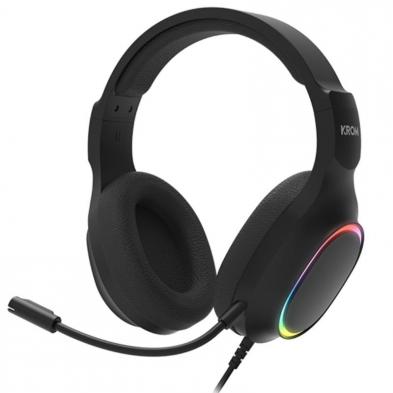Pack Gaming Krom Kenta/ Teclado RGB + Ratón + Alfombrilla + Auriculares