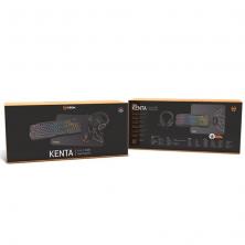 Pack Gaming Krom Kenta/ Teclado RGB + Ratón + Alfombrilla + Auriculares