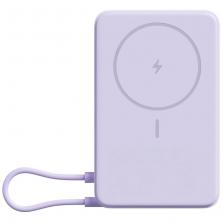 Powerbank 10000mAh Xiaomi Magnetic Power Bank 10000/ Wireless/ Púrpura