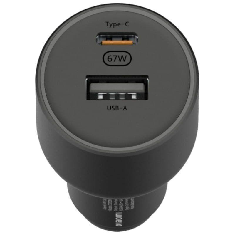 Cargador de Coche Xiaomi 67W USB-A Tipo-C/ 1xUSB-A/ 1xUSB Tipo-C/ 67W