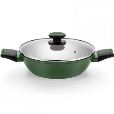 Pack Batería de Cocina Monix Forest M509900/ Cazo Ø16cm/ Cacerolas bajas Ø24 - 28cm/ Cacerolas Ø20cm/ Acero Inoxidable/ Apta par