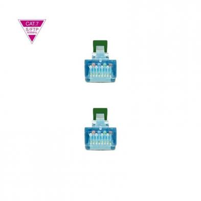 Cable de Red RJ45 SFTP Nanocable 10.20.1702-GR Cat.7/ 2m/ Verde