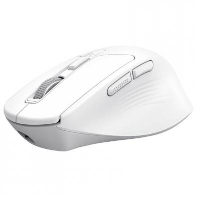 Ratón Inalámbrico Trust Niven Confort 26022/ Batería recargable/ Hasta 3200 DPI/ Blanco