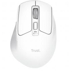 Ratón Inalámbrico Trust Niven Confort 26022/ Batería recargable/ Hasta 3200 DPI/ Blanco