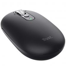Ratón Inalámbrico Trust Seron 26018/ Batería recargable/ Hasta 3200 DPI/ Negro