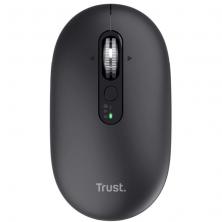 Ratón Inalámbrico Trust Seron 26018/ Batería recargable/ Hasta 3200 DPI/ Negro