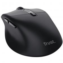 Ratón Ergonómico Inalámbrico Trust Zevo 25991/ Batería recargable/ Hasta 4000 DPI/ Negro