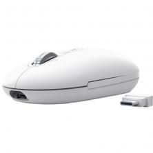 Ratón Inalámbrico Trust Seron 26019/ Batería recargable/ Hasta 3200 DPI/ Blanco