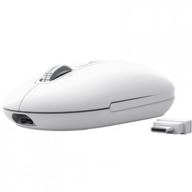 Ratón Inalámbrico Trust Seron 26019/ Batería recargable/ Hasta 3200 DPI/ Blanco