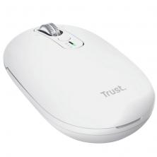 Ratón Inalámbrico Trust Seron 26019/ Batería recargable/ Hasta 3200 DPI/ Blanco