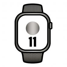 Apple Watch Series 11/ GPS / Cellular/ 46mm/ Titanio Natural/ Correa Milanese Natural S/M