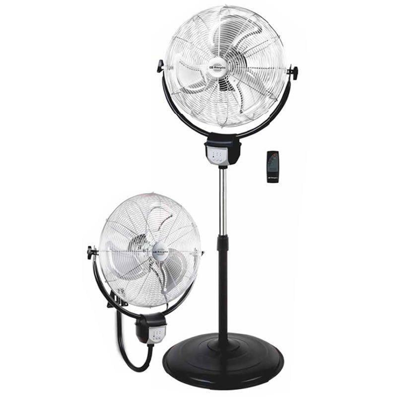 Ventilador 2 en 1 Orbegozo PWS 3050/ Pie/ Pared/ 120W/ Aspas 50cm/ 3 velocidades