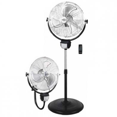 Ventilador 2 en 1 Orbegozo PWS 3050/ Pie/ Pared/ 120W/ Aspas 50cm/ 3 velocidades