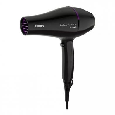 Secador Philips Drycare Pro BHD274/ 2200W/ Negro y Violeta