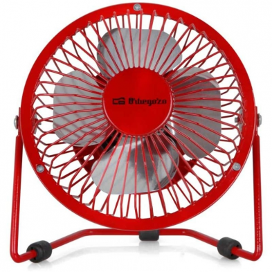 Mini Ventilador USB Orbegozo PW 1027/ Rojo