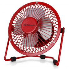 Mini Ventilador USB Orbegozo PW 1027/ Rojo
