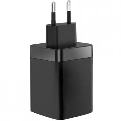 Cargador de Pared GaN Mars Gaming MD-GAN65R/ 1xUSB Tipo-C/ 1xUSB/ 65W/ Negro