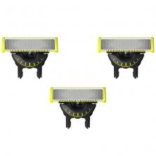 Cabezal de Reemplazo para Afeitadora Eléctrica Philips OneBlade/ Pack 3