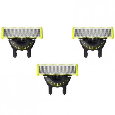 Cabezal de Reemplazo para Afeitadora Eléctrica Philips OneBlade/ Pack 3