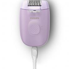 Depiladora Philips Epilator Series 4000 BRE257/ con Batería/ 4 Accesorios
