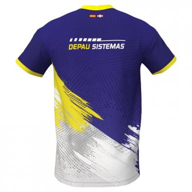 Camiseta Depau Team de tejido tecnico - Talla S