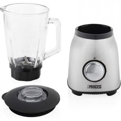 Batidora de vaso Princess 212091/ 1000W/ 4 Velocidades/ Capacidad 1.5L