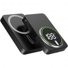 Powerbank 10000mAh Leotec LEPOWW20W10K/ 20W/ Wireless/ Negra/ Incluye Cable USB Tipo-C