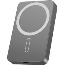 Powerbank 10000mAh Leotec LEPOWW20W10G/ 20W/ Wireless/ Gris/ Incluye Cable USB Tipo-C