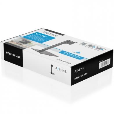 Soporte de Mesa para Monitor Aisens DT34TSR-457/ Giratorio/ Inclinable/ hasta 12kg