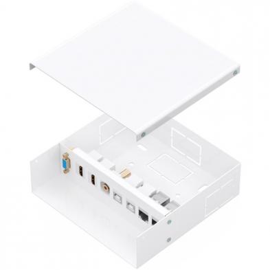 Caja de Conexiones Aisens A127-1031/ VGA - 2x HDMI - Jack 3.5 - 2x USB-B - 2x RJ45