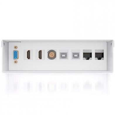 Caja de Conexiones Aisens A127-1031/ VGA - 2x HDMI - Jack 3.5 - 2x USB-B - 2x RJ45