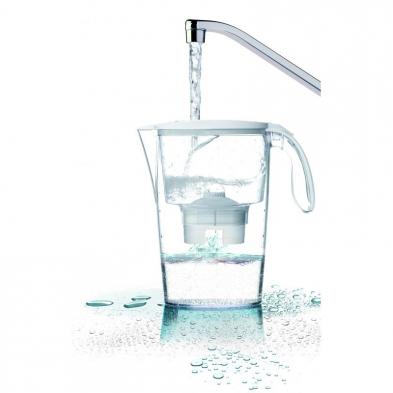 Jarra Filtrante Laica Stream Line/ Capacidad 2.3L/ Blanca