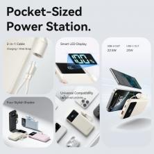 Powerbank 10000mAh Vention XGYL0-39-TY/ 22.5W/ Azul/ Incluye Cable USB Tipo-C