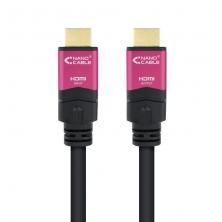 Cable HDMI 2.0 4K Nanocable 10.15.3730/ HDMI Macho - HDMI Macho/ 30m/ Negro