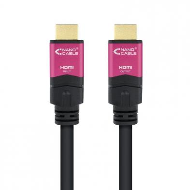 Cable HDMI 2.0 4K Nanocable 10.15.3730/ HDMI Macho - HDMI Macho/ 30m/ Negro