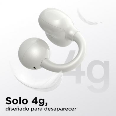 Auriculares Deportivos de Conducción Aérea OpenRock E OPACE02 con estuche de carga/ Autonomía 7h/ Blancos