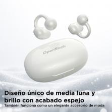 Auriculares Deportivos de Conducción Aérea OpenRock E OPACE02 con estuche de carga/ Autonomía 7h/ Blancos