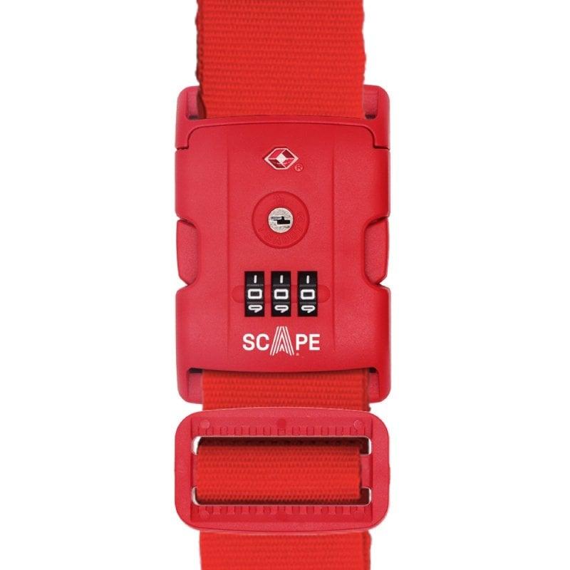 Correa para Maleta con Combinación Scape Travel E0121/ Roja